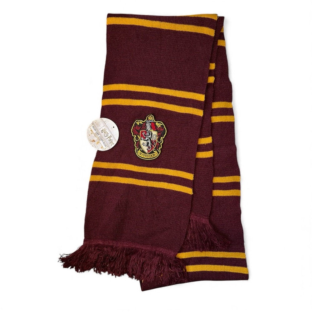 Official Harry Potter Merchandise Gryffindor Deluxe Scarf with Crest